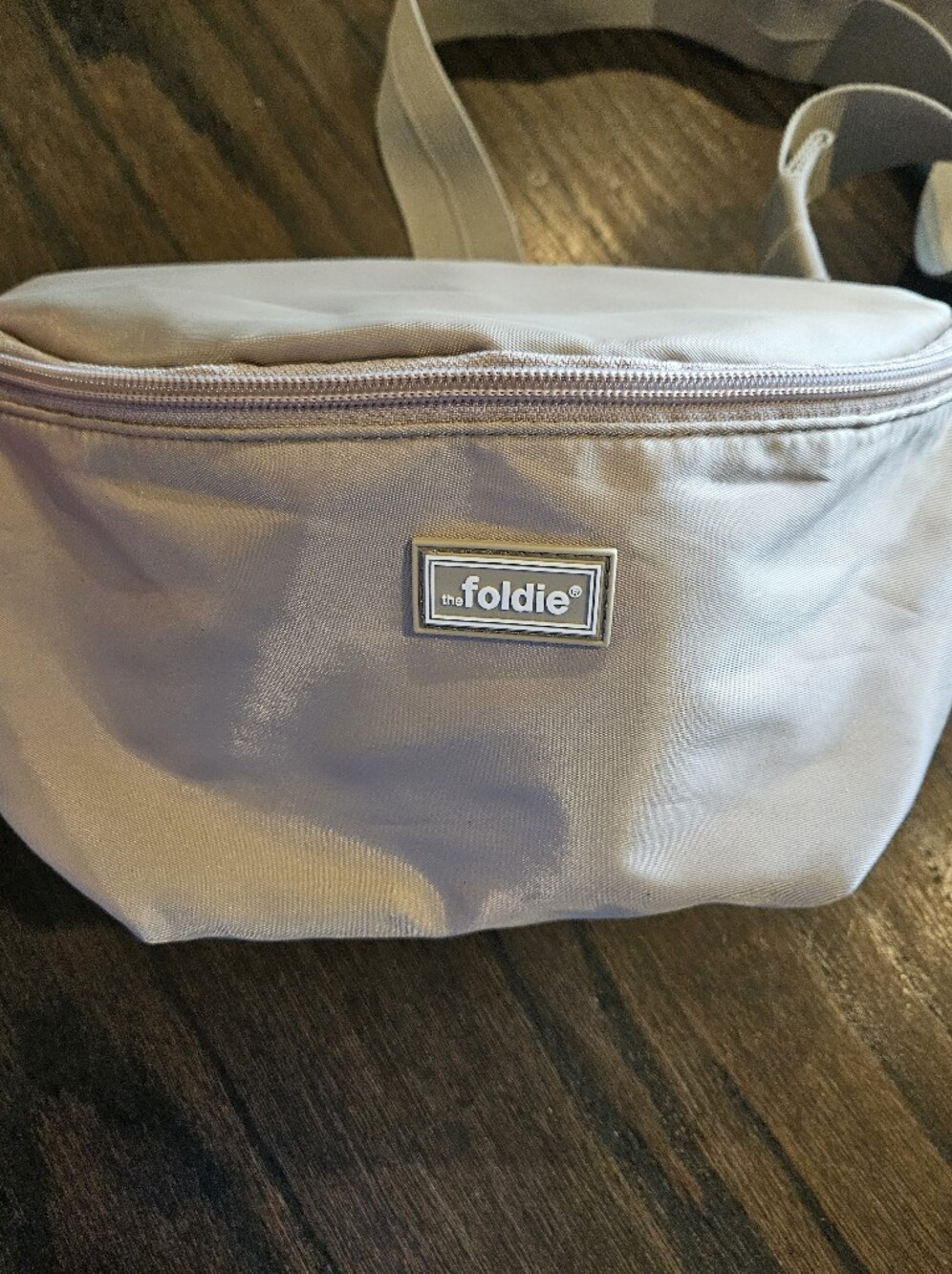 The Foldie Light Tan Unisex Crossbody Fanny Pack